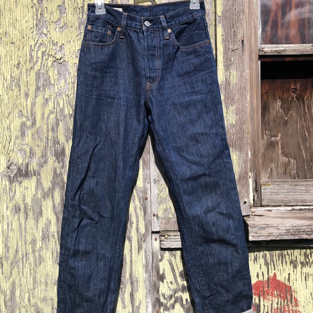 Levi’s 501s never washed! Worn once!